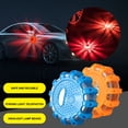 thumbnail image 1 of MORESEC 2Pcs Emergency Flashing Warning Lights for Car Breakdown, Waterproof Magnetic Beacon with Multiple Modes for Roadside Safety, 1 of 9
