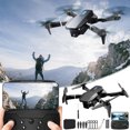 thumbnail image 1 of MORESEC under $5 2Pcs Aerial Drone,HD Camera Drone with Remote Control, 4K Quadcopter with Pressure Altitude Hold and Foldable Design for Adults Beginners, Long Flight Time with Modular Battery, 1 of 9