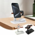 thumbnail image 1 of MORESEC under $5 2Pcs Foldable Wireless Charger, Multi-Functional Foldable Smart Wireless Charging Station for Phones, 3 in 1 Magnetic 15W Fast Charger for IOS, 1 of 9