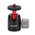 thumbnail image 1 of MORESEC under $5 360 Swivel Mini Tripod Mount360 Degree Swivel Mini Ball Head Tripod Mount with 1/4 Inch Screw, All Metal CNC Aluminum Alloy for Camera DSLR Mirrorless, Quick Release Plate, 1 of 8