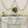 thumbnail image 1 of MORESEC under $5 3Pcs Easter Egg Wreath, Easter Egg Wreath with Spotted Foam Eggs, DIY Holiday Door Wall Garland for Spring Decoration, Colorful Hanging Ornament for Indoor Outdoor Party, 1 of 9