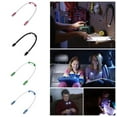thumbnail image 1 of MORESEC under $5 3Pcs LED Headband Light, LED Headband Reading Light Hands Free Lamp, Flexible Neck Book Light for Bed Reading, Rechargeable Headlamp for Crafts Repair, 1 of 9