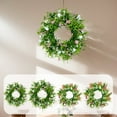 thumbnail image 1 of MORESEC under $5 4Pcs Summer Flower Wreath,Seasonal Artificial Wreath for Front Door, Garden Gate, Window Box, Fireplace Mantel, Summer Spring Decor, Home Decoration, Ready to Hang, 1 of 8