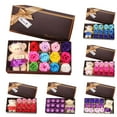 thumbnail image 1 of MORESEC under $5 5Pcs Gift Boxes, Valentine's Day Bear Gift Box Rose Soap Flower Bouquet, Romantic Gift Set for Her Him Anniversary, 12 Soap Flowers Sweet Love Decoration, 1 of 9