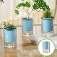 thumbnail image 1 of MORESEC under $5 Automatic Suction Planter, Self Watering Planter Pot, Automatic Suction Flower Pot, Lazy Gardener Hydroponic Vase, Desktop Succulents Plant Pot, Indoor Plant Growing Container, 1 of 6