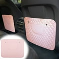 thumbnail image 1 of MORESEC under $5 Back Seat Protector, Durable Leather Car Seat Back Protector Pad, Waterproof Stain-Resistant Kick Guard for Kids, Easy Install with Storage Pocket, Back Seat Protector, Kick Guard, 1 of 6