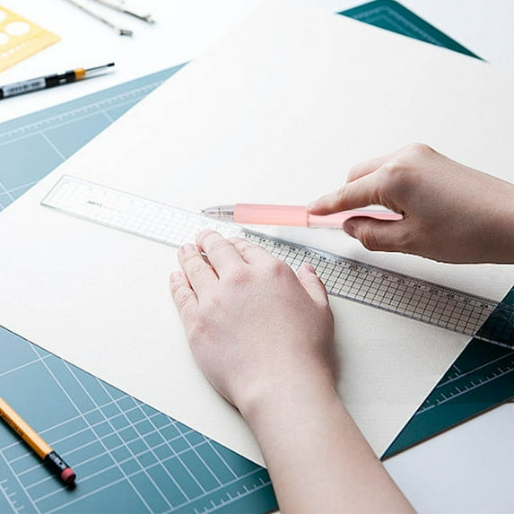 MORESEC under $5 Craft Knife PenPrecision Cutting Tool for DIY Paper Crafts and Scrapbooking, Retractable Blade with Comfort Grip, Portable Art Pen for Detailed Work and Model Building