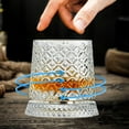 thumbnail image 1 of MORESEC under $5 Crystal Spinning Whiskey GlassCup with Rotating Base for Bourbon and Spirits, 260ml Capacity Decanter, Elegant Barware for Tasting, Gift for Whiskey Enthusiasts, 1 of 6