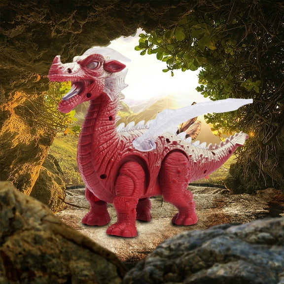 MORESEC under $5 DinosaurToy, Walking DinosaurToywith Sound Light, Simulation Dinosaur ModelToy, Self Luminous Electric Dinosaur,KidsEducational STEMToy, Interactive Animated Dinosaur Figure