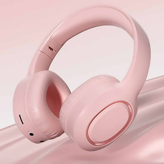 MORESEC under $5 Double Mode Bluetooth Headphones, Foldable Head Mounted Headphones with Wired & Wireless Modes, Soft Headband & Low Latency for Gaming & Sports