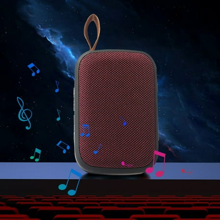 MORESEC under $5 Fabric Bluetooth SpeakerOutdoor Portable Bluetooth Speaker with FM Radio, MP3 Player Support TF Card USB, Rechargeable Battery for Camping