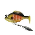 thumbnail image 1 of MORESEC under $5 Hollow Lead Soft Bait, Hollow Lead Soft Bait Fishing Lure, T Tail Swimbait with Rotating Blades, Saltwater Freshwater Fishing Lure for Bass, Weedless Soft Plastic Bait for Casting, 1 of 1