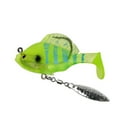 thumbnail image 1 of MORESEC under $5 Hollow Lead Soft Bait, Hollow Lead Soft Bait Fishing Lure, T Tail Swimbait with Rotating Blades, Saltwater Freshwater Fishing Lure for Bass, Weedless Soft Plastic Bait for Casting, 1 of 1