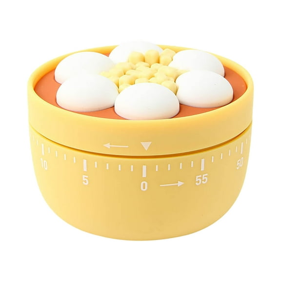 MORESEC under $5 Mechanical Kitchen Timer60 Minute Wind Up Timer No Battery Needed, Colorful Egg Shape Timer for Cooking Baking Board Games, Durable ABS Plastic Easy to Clean Countertop Timer