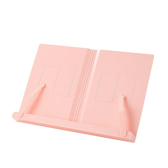 MORESEC under $5 Multi-Functional Reading StandAdjustable Read Holder with Page Clip and Whiteboard, Six Angles for Comfortable Reading, Large Panel for Books and Tablets