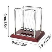 MORESEC under $5 Newtons Cradle, Newtons Cradle Balance Ball DeskToy, Metal Kinetic Energy Pendulum for Office Home Decor, Science Physics Educational Gift, Stress Relief Executive