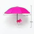 thumbnail image 1 of MORESEC under $5 Phone Sunshade UmbrellaMini Sunshade Umbrella with Suction Cup Stand for Mobile Phones, Protects from Sun and Rain During Outdoor Use, Polyester Fabric with Strong Suction, 1 of 2