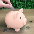thumbnail image 1 of MORESEC under $5 Piggy BankCute Piggy Bank for Kids, Shatterproof Vinyl Coin Bank for Boys Girls, Large Medium Small Sizes, Money Saving Bank with Slot, Lightweight Durable Pig Coin Bank, 1 of 9