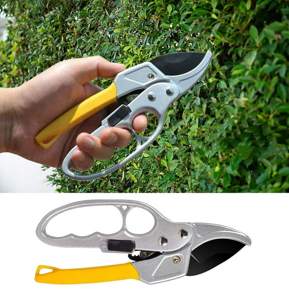 MORESEC under $5 Pruning Shears, Alloy Steel Bypass Pruning Shears, Professional Garden Branch Cutter, Ergonomic Aluminum Handle, 3X Leverage Efficient Trimmer, Fruit Tree Horticulture Tool