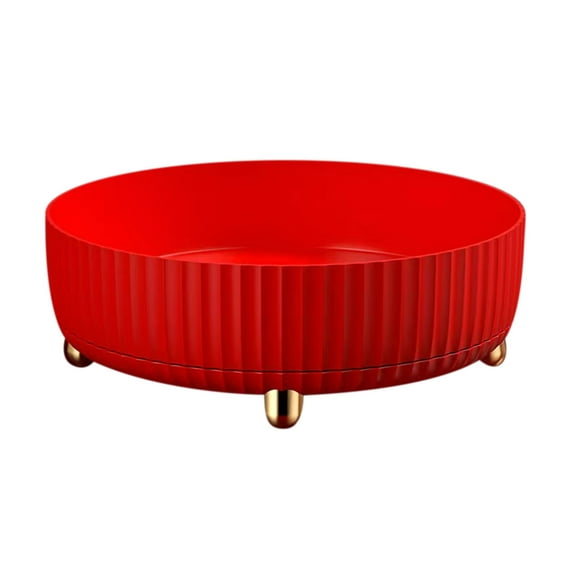 MORESEC under $5 Rotating Storage Turntable360 Degree Rotating Organizer Tray, Multi Tier Lazy Susan for Kitchen Countertop Bathroom Vanity, Spice Bottle Makeup Storage