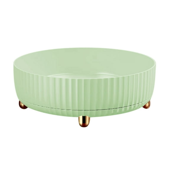 MORESEC under $5 Rotating Storage Turntable360 Degree Rotating Organizer Tray, Multi Tier Lazy Susan for Kitchen Countertop Bathroom Vanity, Spice Bottle Makeup Storage