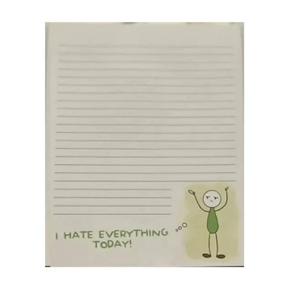 MORESEC under $5 Sarcastic NotepadFunny Office Notepad for To-Do Lists and Notes, 50 Sheets for Daily Reminders, Compact Size for Desk or Purse, Humorous Design for Coworker Gifts