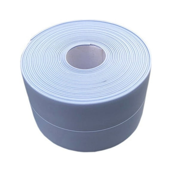 MORESEC under $5 Self Adhesive Tape, Self Adhesive Caulk Tape Waterproof Sealant Strip, Bathroom Kitchen Corner Molding, Mold Proof Gap Filler, Peel Stick Wall Seam Cover