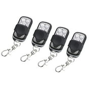 MORESEC under $5 Universal Gate Remote4 Pack Remote Control for Automatic Gate Systems, 433.92 MHz Universal Garage Door Opener Key with Self-Learning Function, Replacement for FAAC and NICE Openers