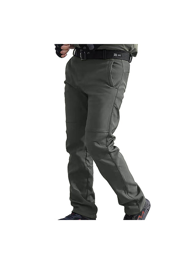 under $5 Windproof Ski Pants, Men's Waterproof Windproof Ski Pants, Thermal Insulated Snow Hiking Trousers, Winter Outdoor Mountaineering Pants