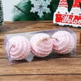 thumbnail image 1 of MORESEC Christmas Tree Ornaments Ball Set 3 Pack Suede Texture Hanging Decor for Holiday Party Home Decoration with Easy Hanging Rope, 1 of 6