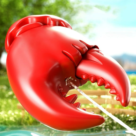 MORESEC Crab Claw Water GunToyforKids, Long Range Press Launcher Water , Summer Outdoor Water FightToy, Crab Pincer Hand Held Squirt Machine, Pool Beach Water Battle Game, SplashToyfor BoysGirls