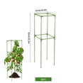 thumbnail image 1 of MORESEC Help Your Garden Vines Thrive with This Horticultural Plants Support Rod, a Glass Fiber Four-Corner Frame That Works as a Tomato Cage or Cucumber Climbing Trellis, 1 of 1