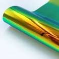 thumbnail image 1 of MORESEC Holographic Color Changing Heat Transfer Vinyl Roll 30x100cm, Iridescent Iron On Film for T Shirt Fabric, DIY Self Adhesive Vinyl for Clothing Decoration, 1 of 2