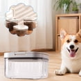 thumbnail image 1 of MORESEC Home Airtight Sealed Pet Food Storage Container, 6in Damp-Proof Bin for Dog Cat Treats Household Kitchen Room Decor, 1 of 5
