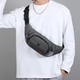 thumbnail image 1 of MORESEC Home Outdoor Chest Bag Crossbody Water Resistant Travel Waist Pack 7.9x5.9x2.4 Inch Lightweight Multi Pocket Hiking Cycling Commuter Backpack, 1 of 7