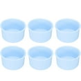 thumbnail image 1 of MORESEC Home Round Silicone Cake Mould 6PCS Nonstick Baking Tray Embryo Mold Durable Flexible Easy Clean Cheesecake Bread Fruit Party Wedding Cupcake Pan Easter, 1 of 3