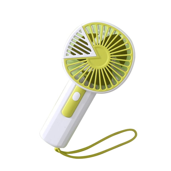 MORESEC Home Triangular Portable Handheld Fan with Thickened Protective Mesh Travel Friendly Lightweight Strong Airflow