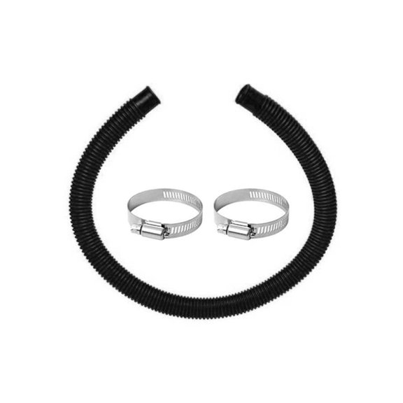 MORESEC Replace Your Worn Pool Parts with This Swimming Pool Filter Pump Hose, a 1.5m Flexible Tube with Metal Clamps for Easy Connection to Above-Ground Pool Pumps