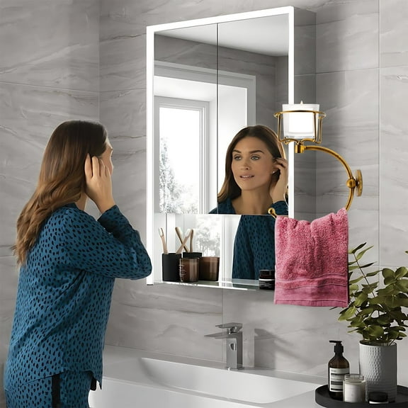 MORESEC Vintage Candle Holder Wall Hook, Hand Towel Holder Bathroom Decor, 2-in- Metal Candle Sconce with Basket, Decorative Wall Hook for Towels Robes Bags, Entryway Living Room Bathroom Decor