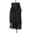 thumbnail image 1 of MORESEC Women's Plaid Lattice Wool Scarf 140x140cm, Soft Winter Shawl Wrap, Fringe Blanket Scarf for Cold Weather, Warm Oversized Scarf, 1 of 4