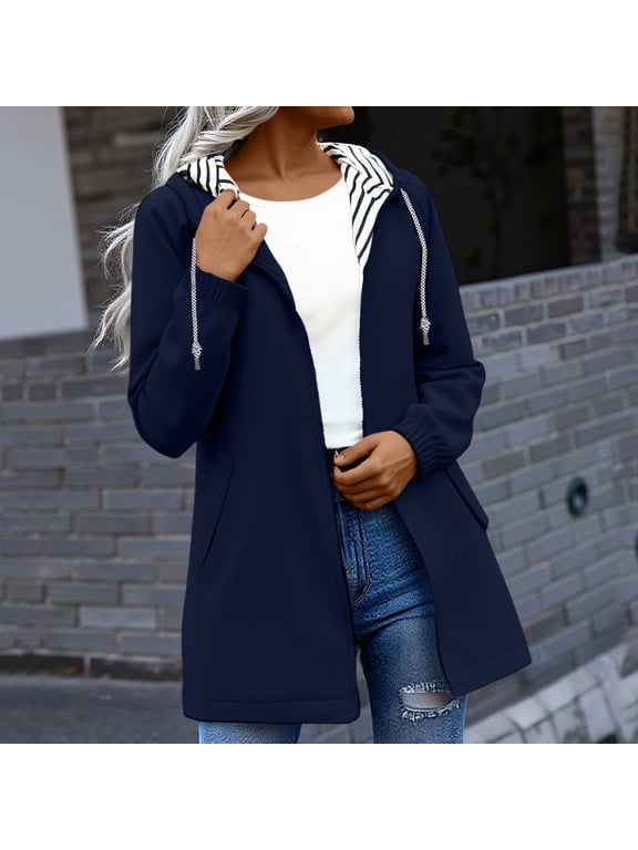Women's Plus Size Hooded Zip Up Vest Casual Outerwear Sleeveless Puffer Coat with Smocked Cuffs Travel Jacket Fashion Coat, Navy 5XL