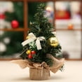 thumbnail image 1 of LEFTHIGH Home 8 Inches Mini Christmas Tree Christmas Decoration Supplies Desktop Ornaments Scene Decoration Props Empty Hall Kitchen Ornaments Holiday Gifts Fall Decorations for Home, 1 of 6