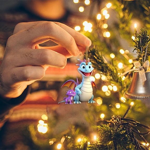 MORESEC XUld Home Christmas Car Decoration Pendant Acrylic Ornament for Tree Backpack Rearview Mirror Gift Kids Craft Holiday Party Decor Christmas Gifts