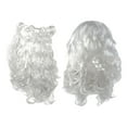 thumbnail image 1 of MORESEC XUld Home Deluxe Santa Beard and Wig Set Costume Accessory for Christmas Role Play Christmas Decorations Indoor, 1 of 4
