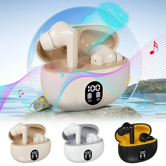 MORESEC XUld Home Translator Earbuds 144 Languages Real Time Two Way Translation Noise Canceling Bluetooth Wireless for iOS Android Meeting Assistant Christmas Decorations