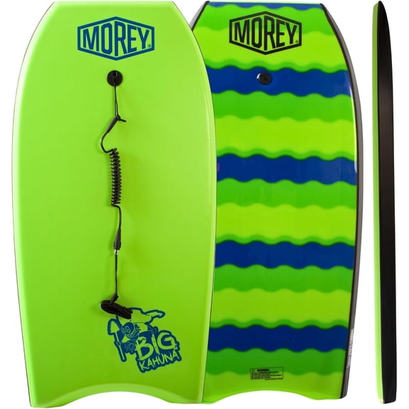 MOREY Big Kahuna 44" The Original Bodyboard for Tall Riders. Body Board for Beach, Re-Engineered 2025 Model