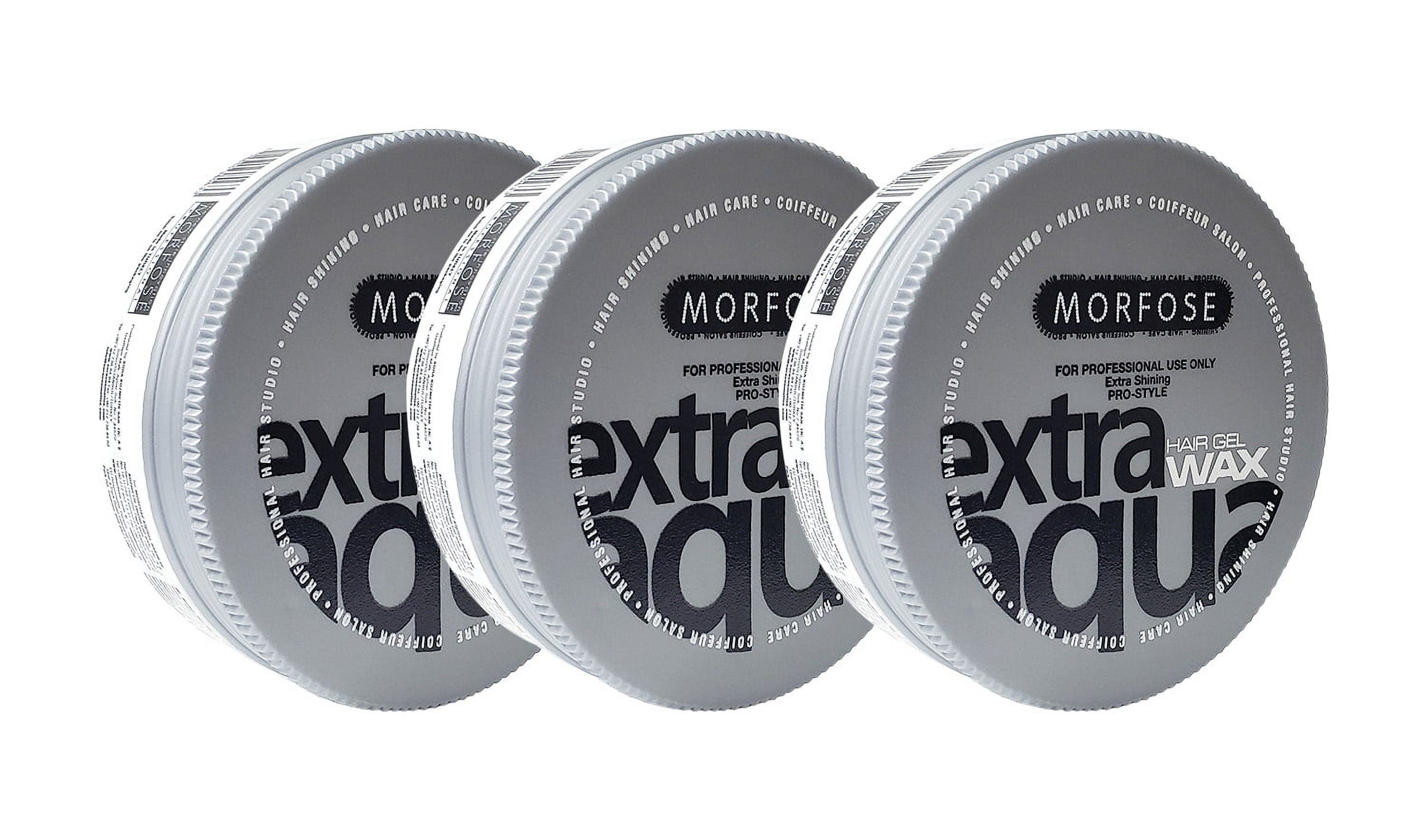 Morfose #3 Extra Control Aqua Hair Gel Wax 5.92 fl oz