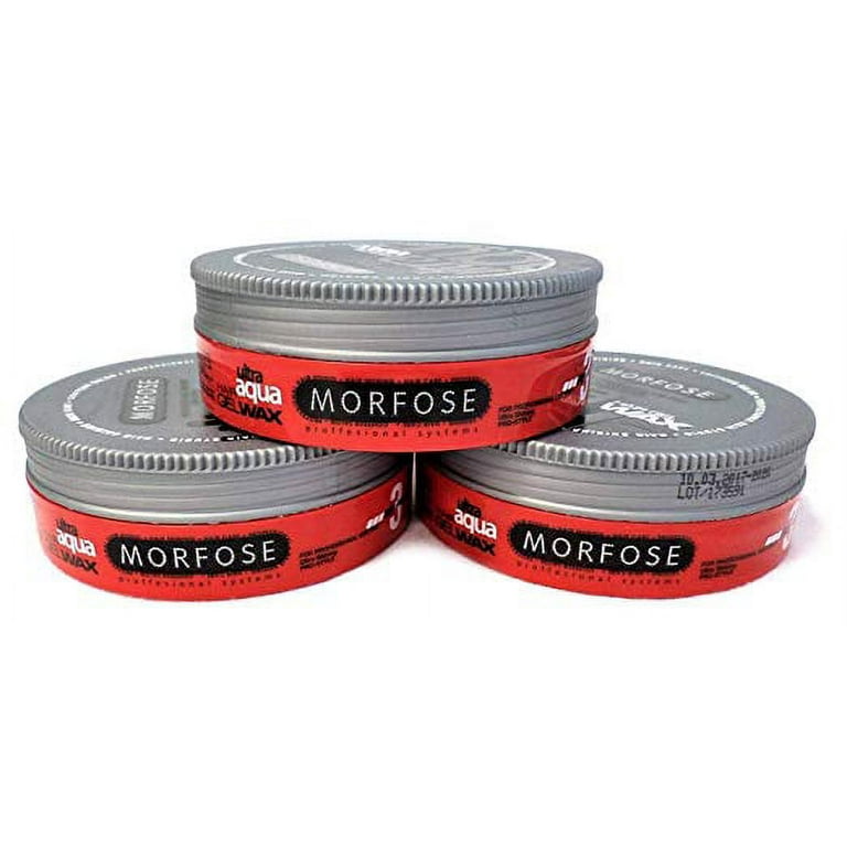 Morfose Deep Aqua Hair Gel Wax with Shiny and Strong Flexible 5 Hold,  Manage Flyaways, Braids, and Curls, Professional Hair Styling for Women and  Men