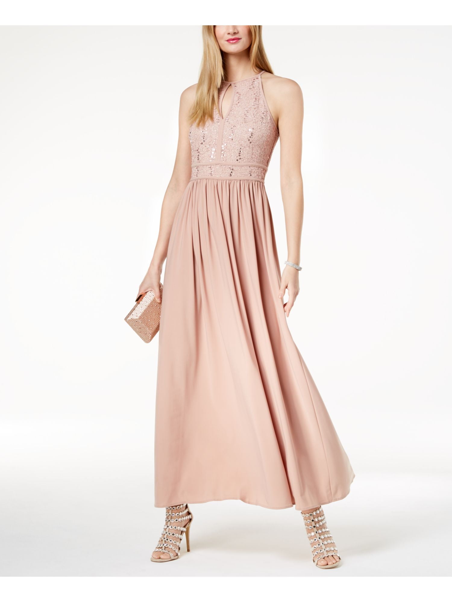 MORGAN & CO Womens Beige Sleeveless Full-Length Formal Dress Juniors 7\8 - Walmart.com MORGAN & CO Womens Beige Sleeveless Full-Length Formal Dress Juniors 7\8 - Walmart.com