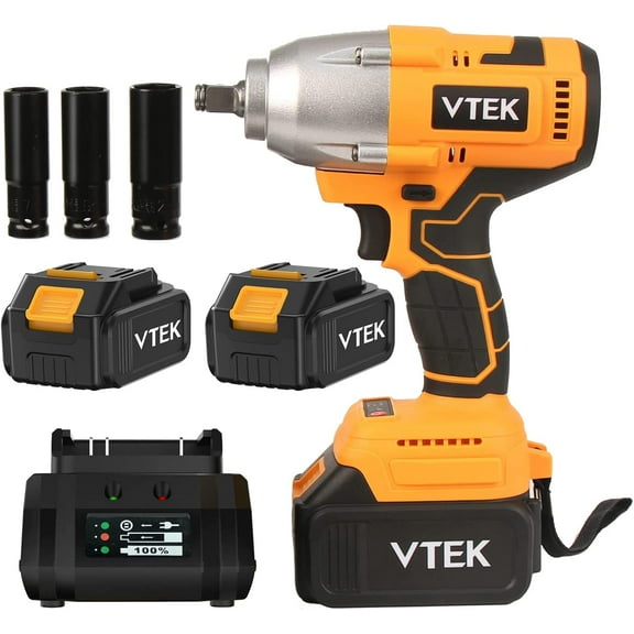 MORI Brushless Impact Wrench 1/2 Inch Cordless Impact Wrench,Max Torque 700N.m Impact Gun 515 ft-lbs for Car Tiers